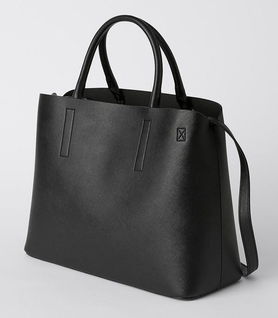 Sarah Laptop Shoulder Bag - Black