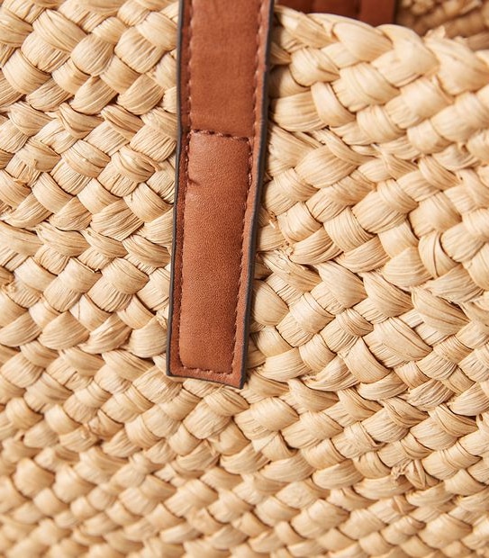 Summer Straw Basket Tote  Bag