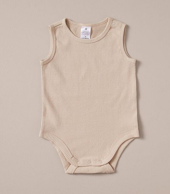 S23 246342_02 UNI SL RIB 5PK BODYSUIT OLIVNTE/BRWN