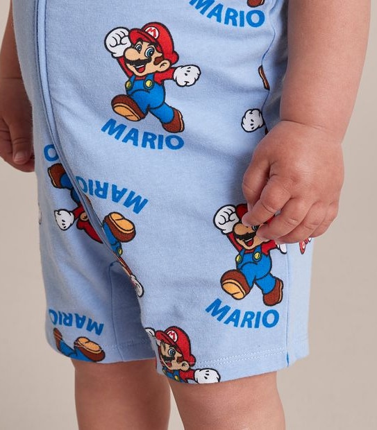 Baby Super Mario Romper