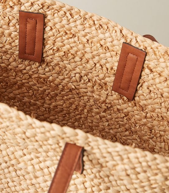 Summer Straw Basket Tote  Bag