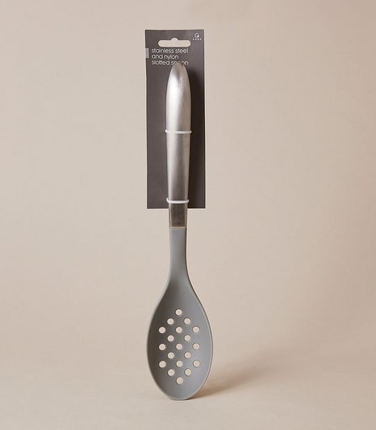 Stainless Steel & Nylon Slotted Spoon
