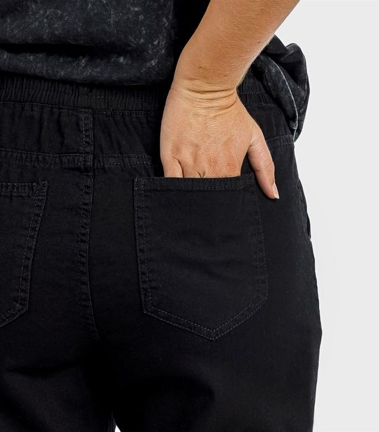 Piping Hot Chambray Jogger Pants
