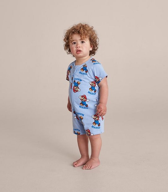 Baby Super Mario Romper