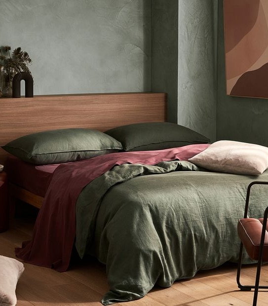 European Linen Quilt Cover Set