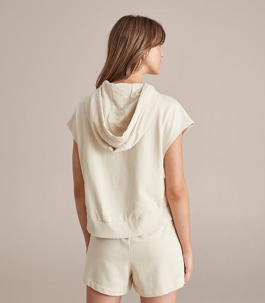 Active French Terry Sleeveless Hoodie