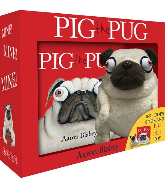 Pig the Pug Boxed Set (Mini Book + Plush) - Aaron Blabey
