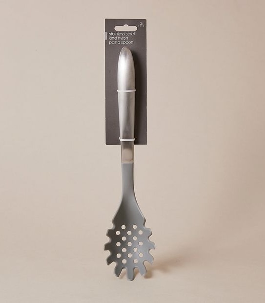 Stainless Steel & Nylon Pasta Spoon