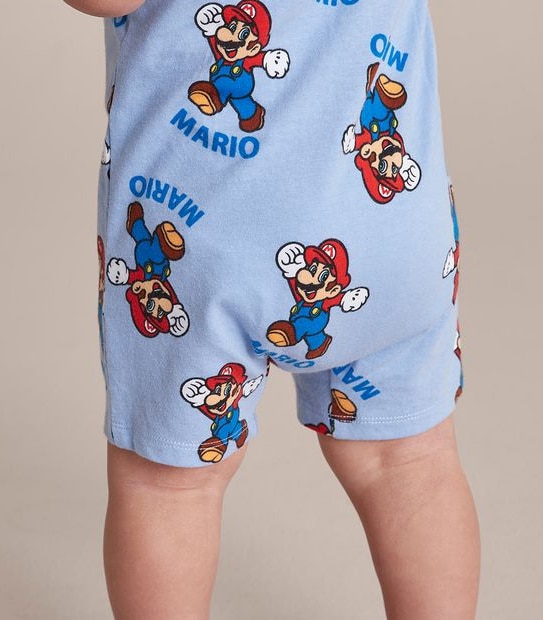 Baby Super Mario Romper