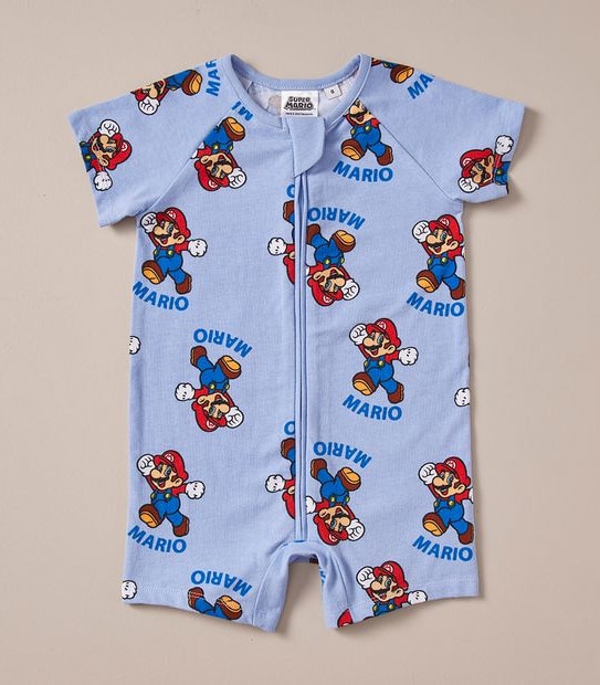 Baby Super Mario Romper