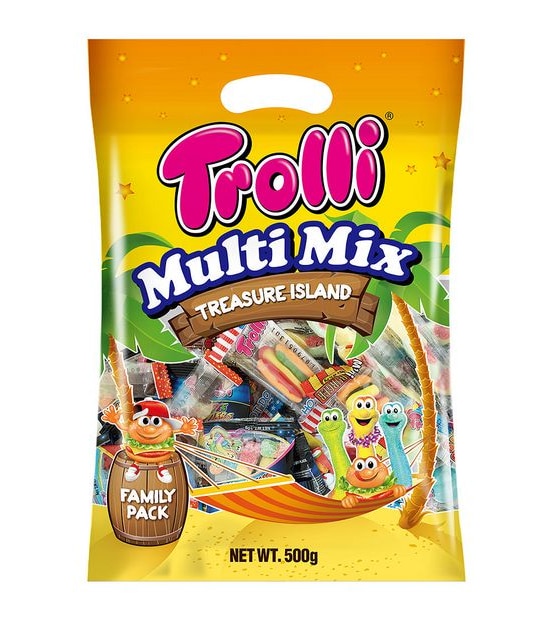 Trolli Multi Mix Treasure Island Family Pack - 500g