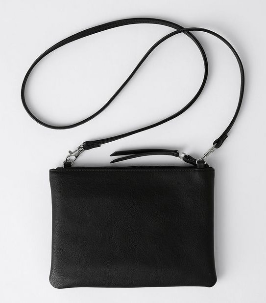 Cathy Pouch Clutch Bag - Black