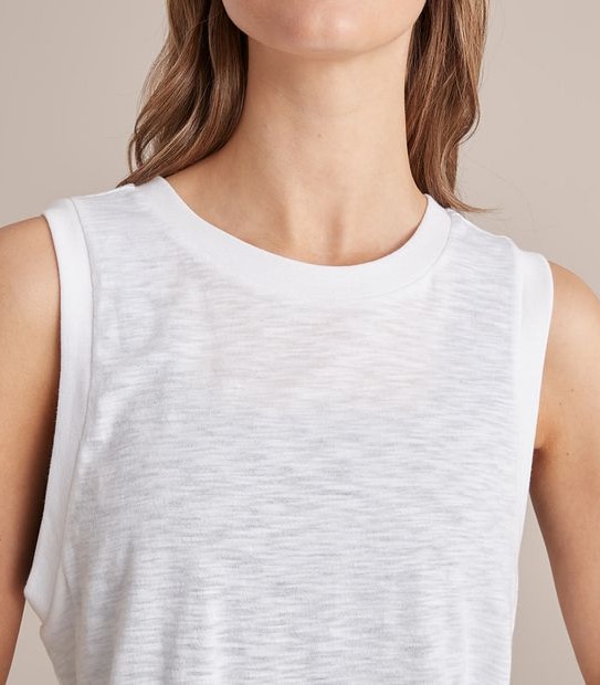 Active Slub Crop Muscle Tank Top
