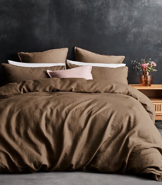Lilah Linen Quilt Cover Set