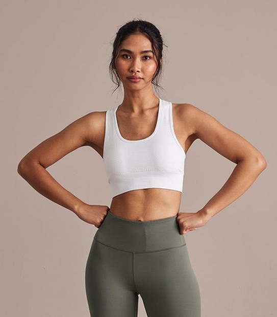 Active Harmony Seamfree Crop Top; Style: 197254NC - White