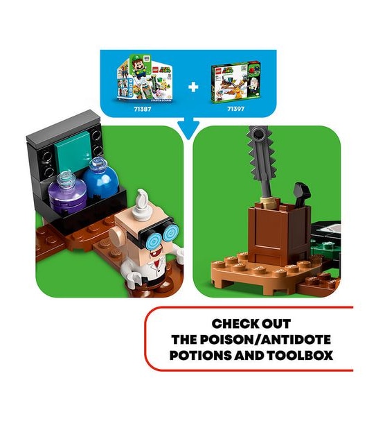 LEGO&reg; Super Mario Luigi’s Mansion&trade; Lab and Poltergust Expansion Set 71397