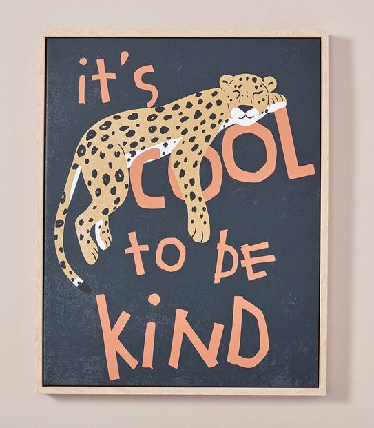 Be Kind Framed Canvas
