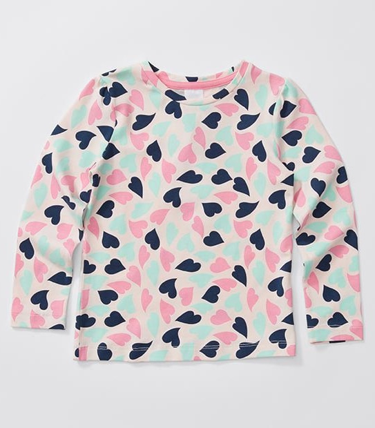 2 Pack Long Sleeve Plain & Print T-Shirt 3 of 5
