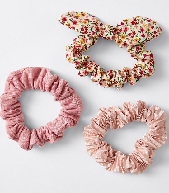Kids Mixed Mini Scrunchies 3 Pack