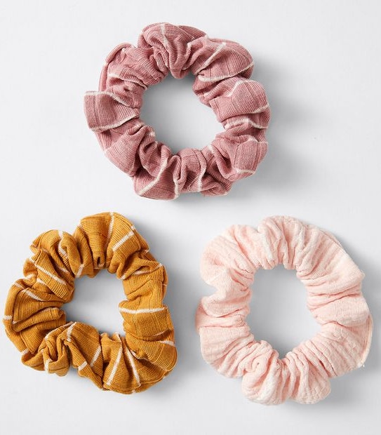 Kids Stripe Mix Scrunchies 3 Pack