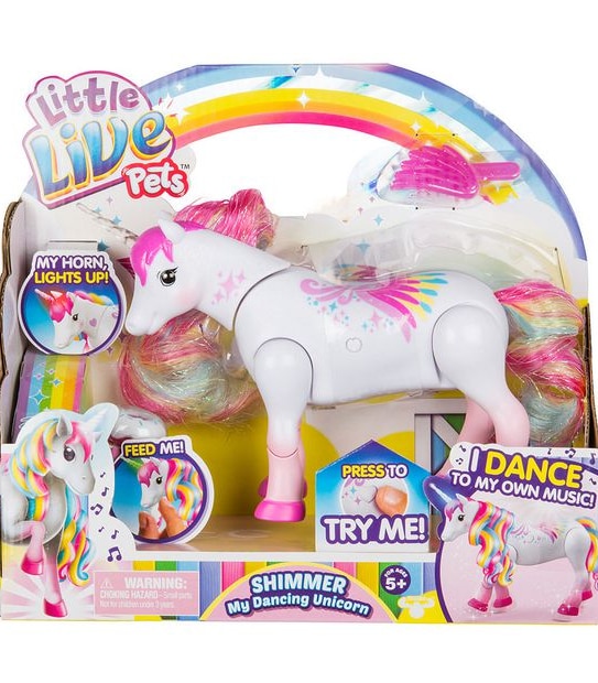 Little Live Pets Season 1 My Dancing Unicorn Single Pack Assorted