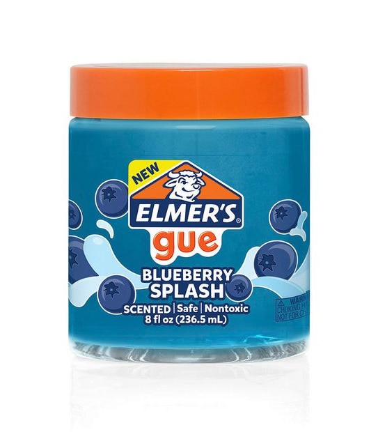 Elmer's Gue Premade Slime, 237mL Jar - Blueberry Splash