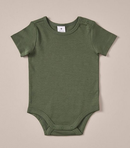 5 Pack Baby Organic Cotton Bodysuits
