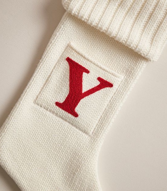 Alphabet Christmas Stocking