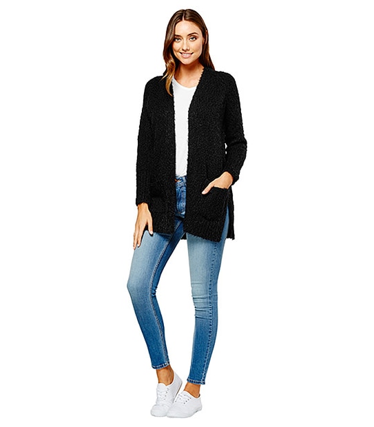 Fluffy Edge to Edge Cardigan