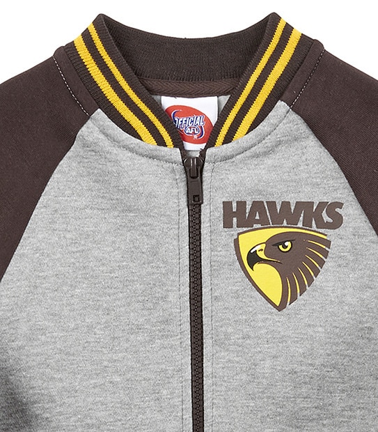 AFL Hawthorn Hawks Kids' Letterman Jacket
