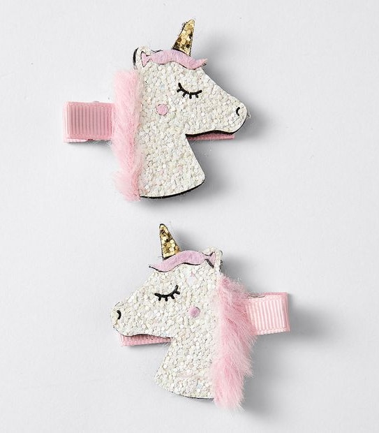 Kids Unicorn Hairclips 2 Pack