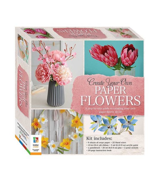Create Your Own Paper Flowers Box Set