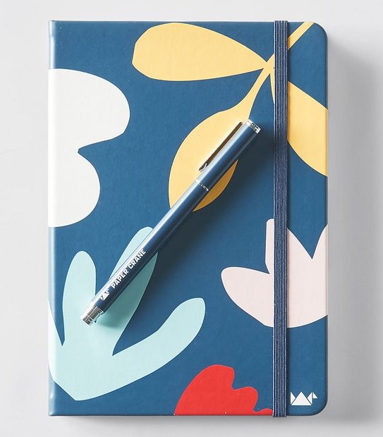 Paper Crane Journal & Pen Set - Floral