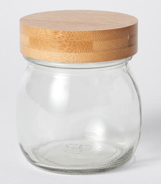 300ml Glass Jar with Bamboo Lid