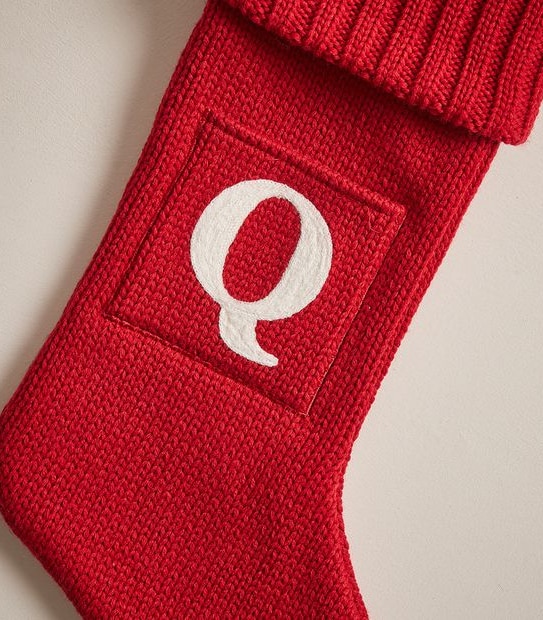 Alphabet Christmas Stocking