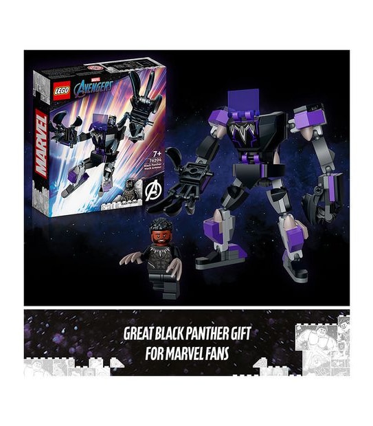 LEGO&reg; Marvel Super Heroes Black Panther Mech Armor 76204