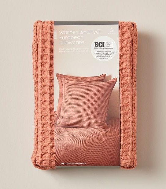 Warner Textured European Pillowcase