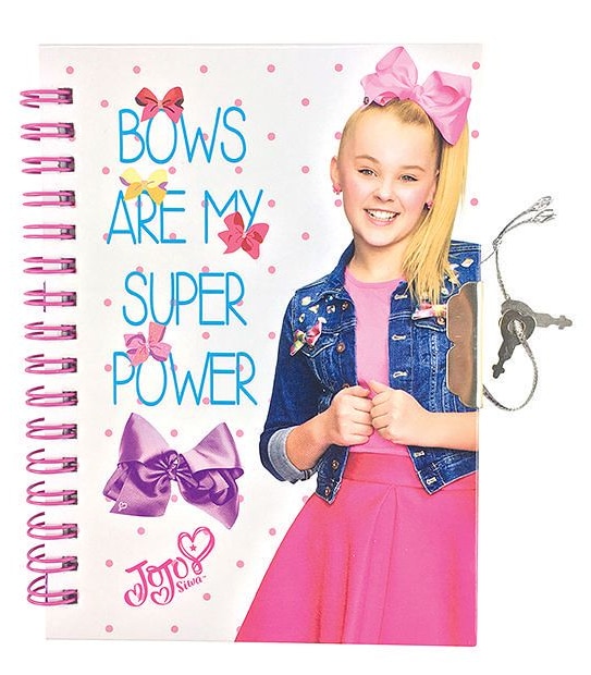 Jojo Siwa Lockable Diary with Bow
