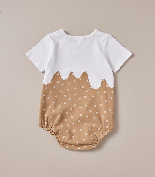 Baby Organic Cotton Christmas Pudding Bodysuit 3 of 5