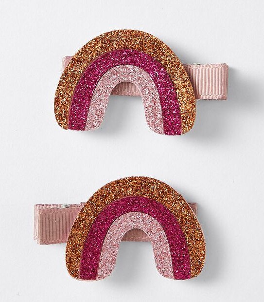 Kids Rainbow Hairclips 2 Pack