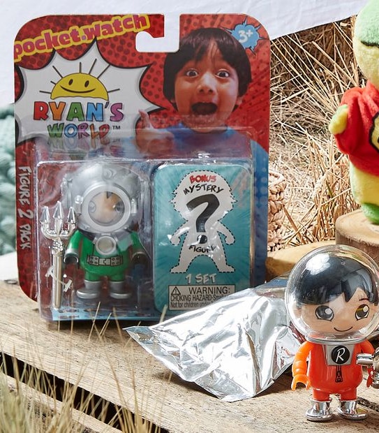Ryan's World 2 Pack Figures Assorted