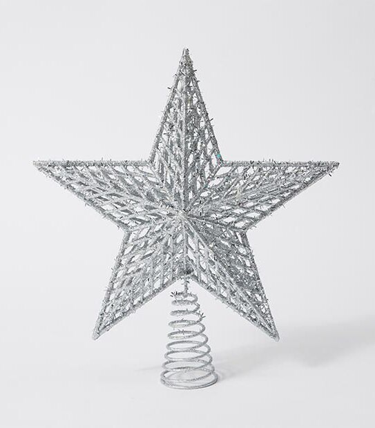 Glitter Star Tree Topper