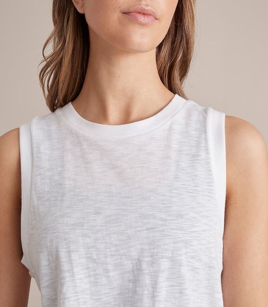 Active Slub Longline Muscle Tank Top