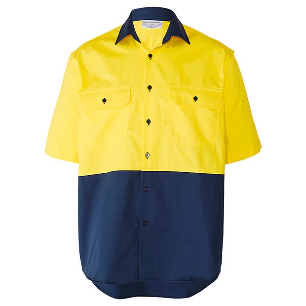 High Visibility Short Sleeve Drill Shirt High Visibility Short Sleeve Drill Shirt