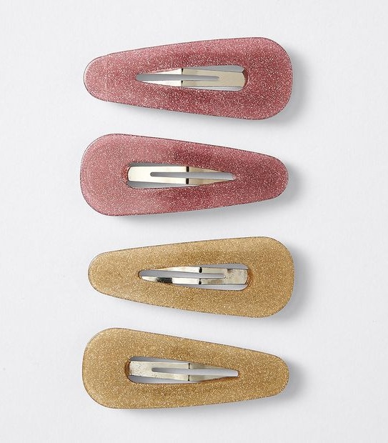 Kids Resin Hairclips 4 Pack