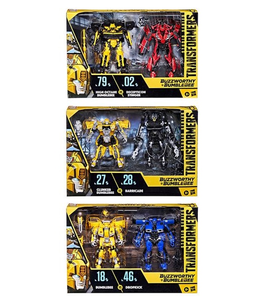 Transformers - Buzzworthy Bumblebee Studio Series - Deluxe Action Figures 2 Pack - Assorted*