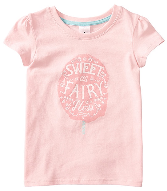 Girls' Short Sleeve Fairy Floss T-Shirt