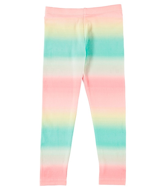 Girls' Full Length Dip Dye Rainbow Print Leggings | Target Australia