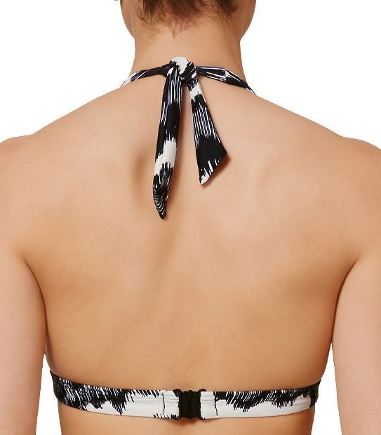 Chevron Halter Bikini Top
