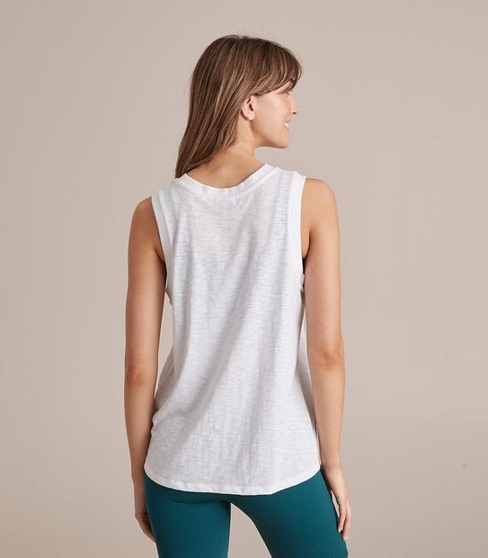 Active Slub Longline Muscle Tank Top